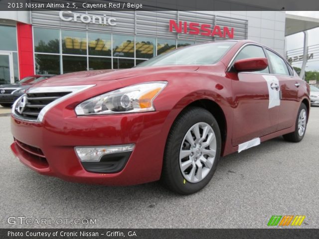 2013 Nissan Altima 2.5 in Cayenne Red