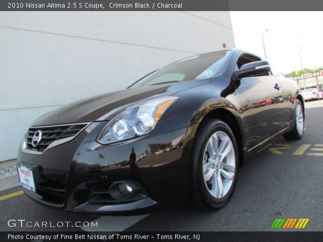 2010 Nissan Altima 2.5 S Coupe in Crimson Black