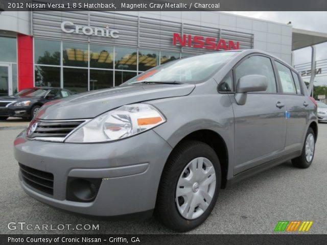 2012 Nissan Versa 1.8 S Hatchback in Magnetic Gray Metallic