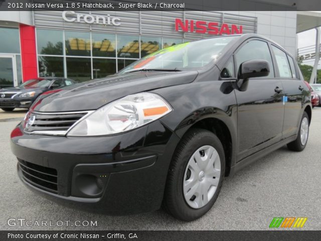 2012 Nissan Versa 1.8 S Hatchback in Super Black