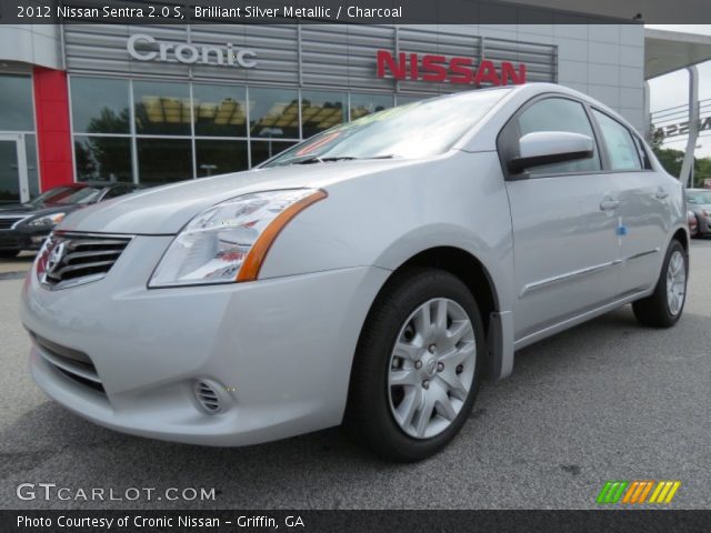 2012 Nissan Sentra 2.0 S in Brilliant Silver Metallic