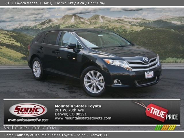 2013 Toyota Venza LE AWD in Cosmic Gray Mica