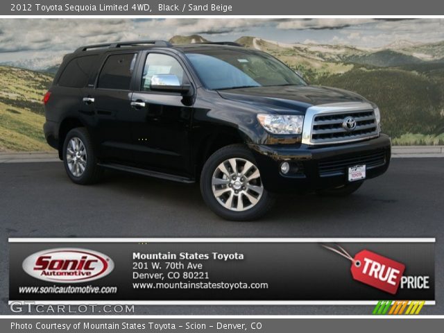 2012 Toyota Sequoia Limited 4WD in Black