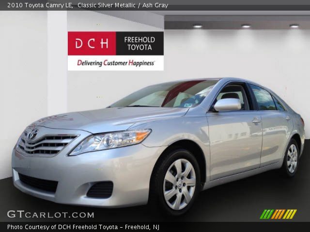 2010 Toyota Camry LE in Classic Silver Metallic