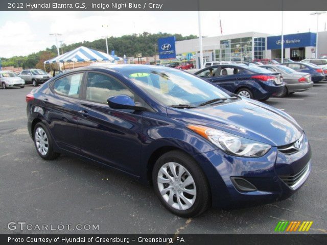 2012 Hyundai Elantra GLS in Indigo Night Blue