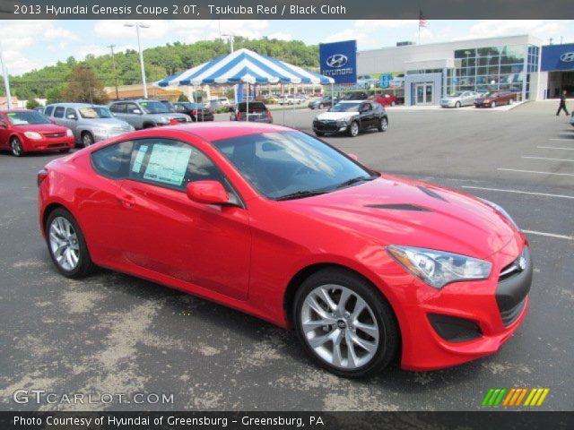 2013 Hyundai Genesis Coupe 2.0T in Tsukuba Red