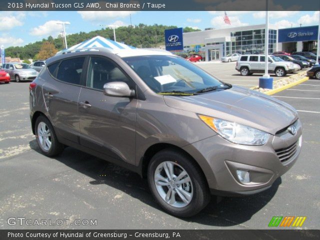 2013 Hyundai Tucson GLS AWD in Chai Bronze