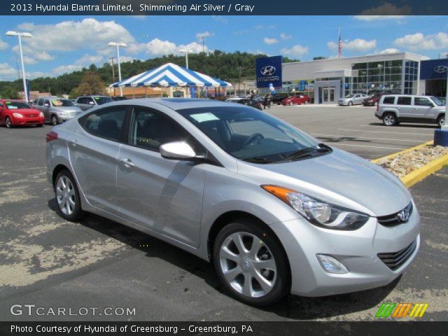 2013 Hyundai Elantra Limited in Shimmering Air Silver