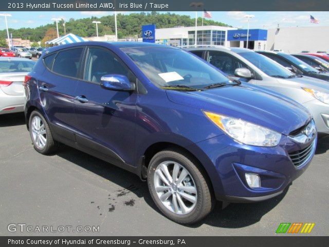 2013 Hyundai Tucson Limited AWD in Iris Blue