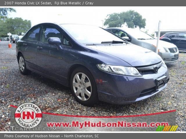 2007 Honda Civic LX Sedan in Fiji Blue Metallic