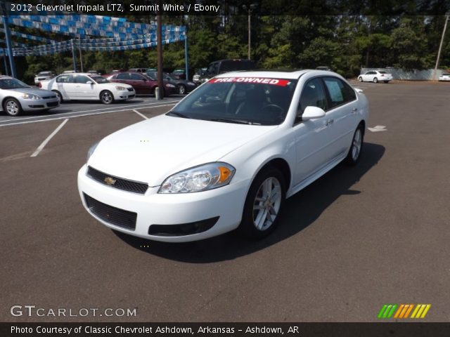 2012 Chevrolet Impala LTZ in Summit White