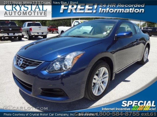 2011 Nissan Altima 2.5 S Coupe in Navy Blue