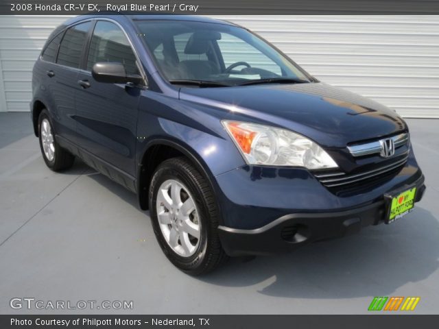 2008 Honda CR-V EX in Royal Blue Pearl