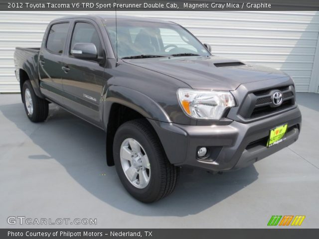 2012 Toyota Tacoma V6 TRD Sport Prerunner Double Cab in Magnetic Gray Mica