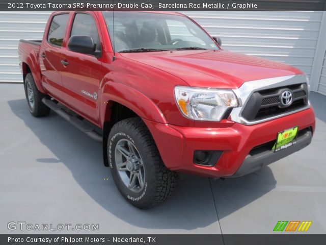 2012 Toyota Tacoma SR5 Prerunner Double Cab in Barcelona Red Metallic
