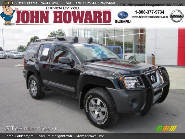 2011 Nissan Xterra Pro-4X 4x4 in Super Black