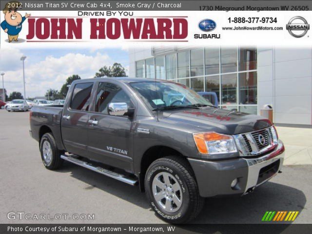 2012 Nissan Titan SV Crew Cab 4x4 in Smoke Gray