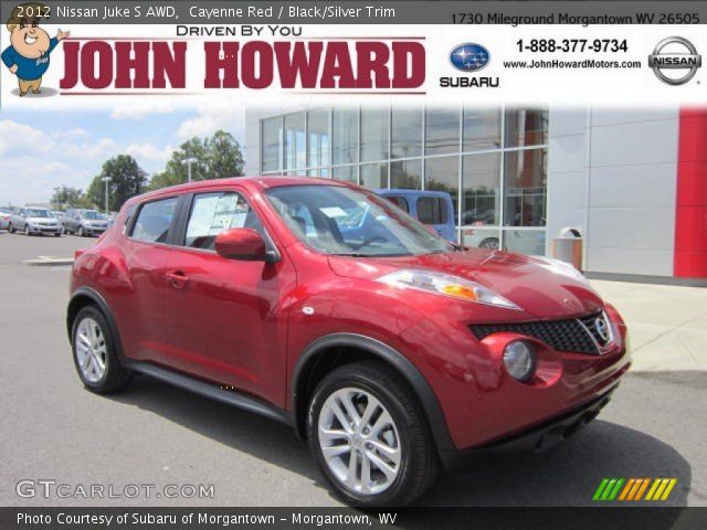 2012 Nissan Juke S AWD in Cayenne Red