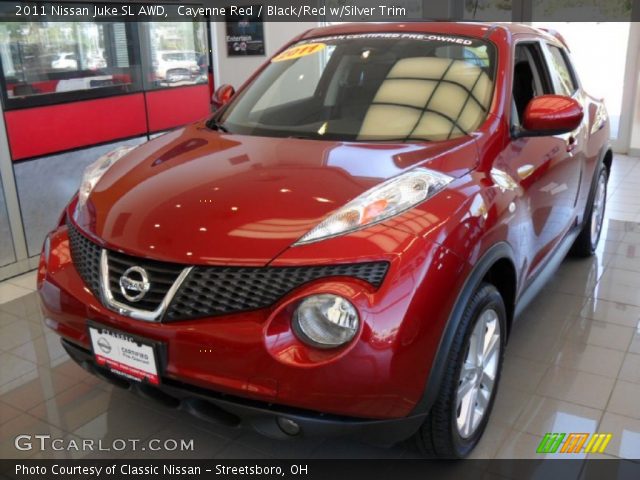 2011 Nissan Juke SL AWD in Cayenne Red