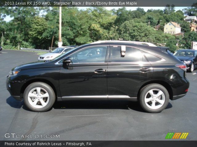2013 Lexus RX 350 AWD in Stargazer Black