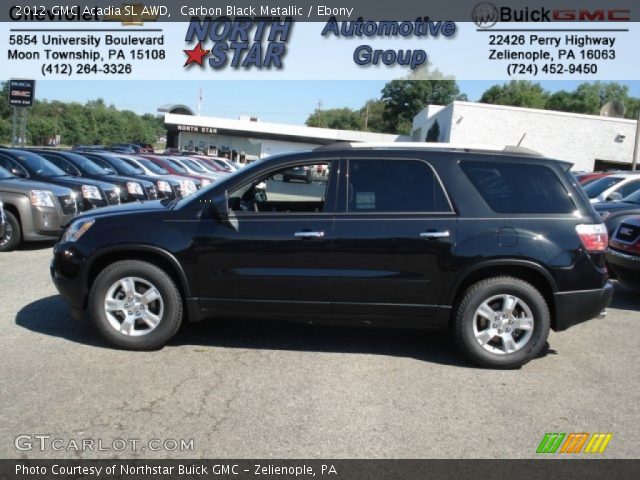2012 GMC Acadia SL AWD in Carbon Black Metallic