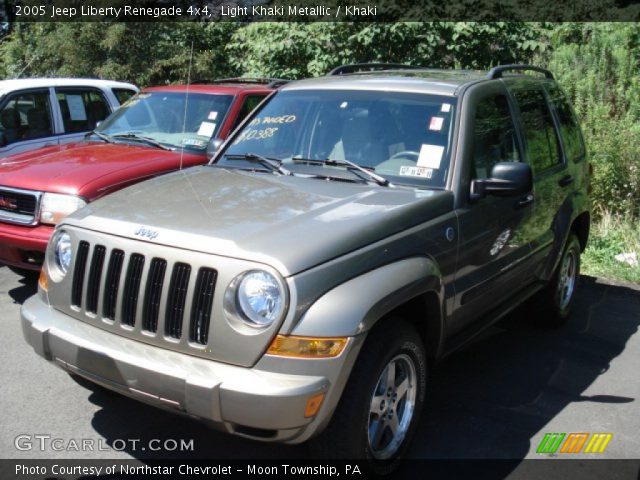 2005 Jeep Liberty Renegade 4x4 in Light Khaki Metallic