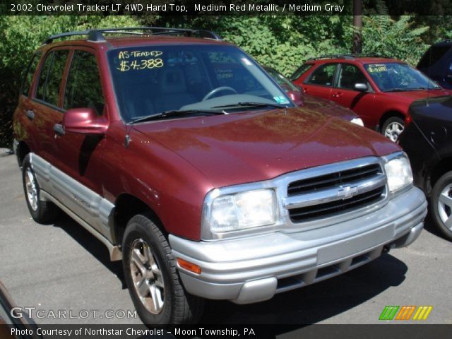 2002 Chevrolet Tracker LT 4WD Hard Top in Medium Red Metallic