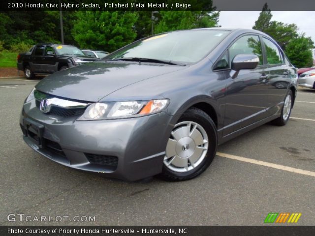2010 Honda Civic Hybrid Sedan in Polished Metal Metallic