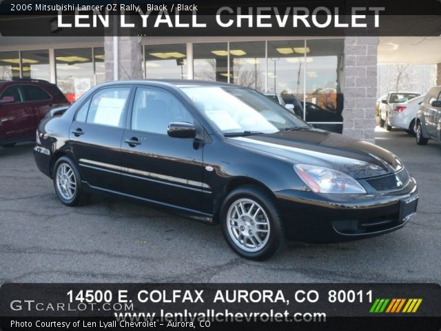 2006 Mitsubishi Lancer OZ Rally in Black