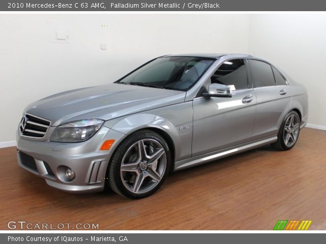 2010 Mercedes-Benz C 63 AMG in Palladium Silver Metallic
