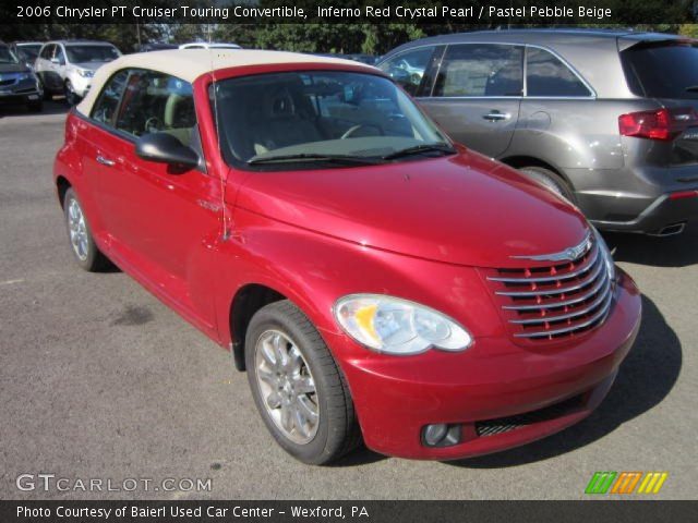 2006 Chrysler PT Cruiser Touring Convertible in Inferno Red Crystal Pearl