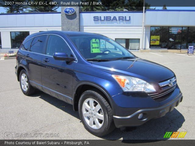 2007 Honda CR-V EX-L 4WD in Royal Blue Pearl