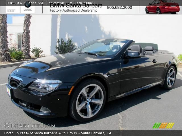 2008 BMW 6 Series 650i Convertible in Jet Black