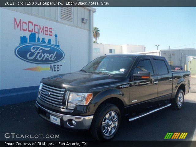 2011 Ford F150 XLT SuperCrew in Ebony Black