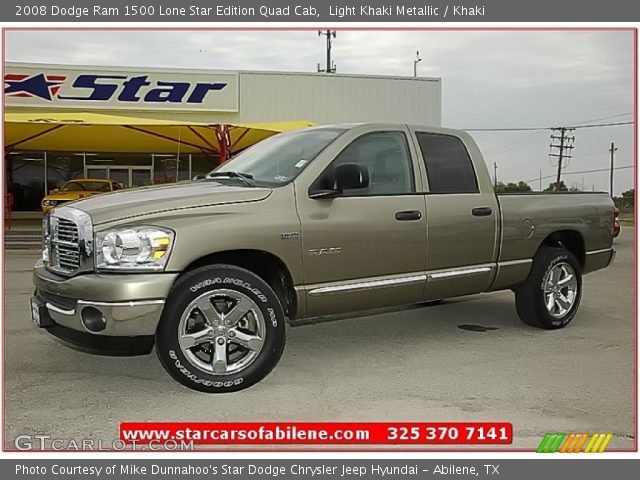2008 Dodge Ram 1500 Lone Star Edition Quad Cab in Light Khaki Metallic