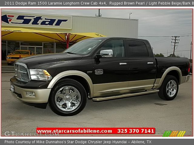 2011 Dodge Ram 1500 Laramie Longhorn Crew Cab 4x4 in Rugged Brown Pearl