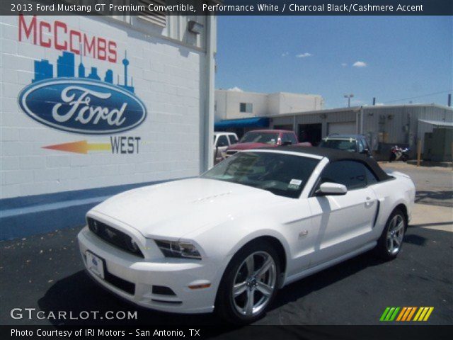 2013 Ford Mustang GT Premium Convertible in Performance White