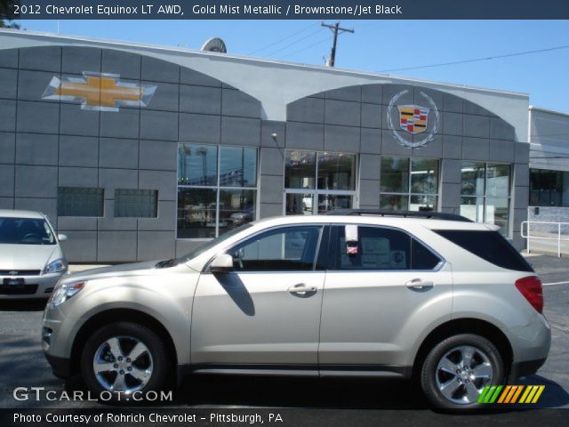 2012 Chevrolet Equinox LT AWD in Gold Mist Metallic