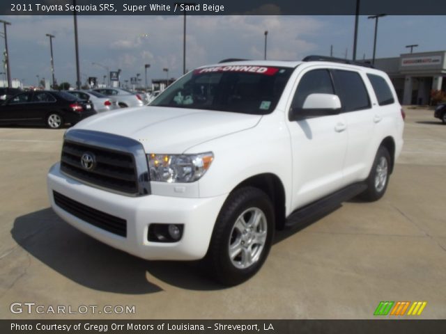 2011 Toyota Sequoia SR5 in Super White