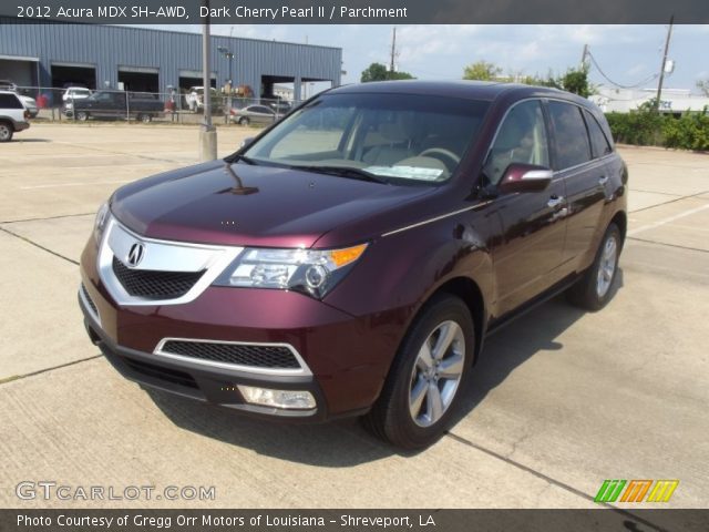 2012 Acura MDX SH-AWD in Dark Cherry Pearl II