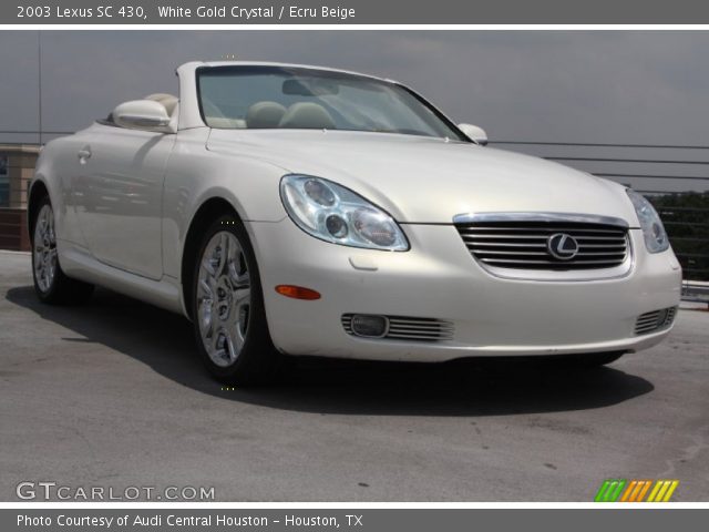 2003 Lexus SC 430 in White Gold Crystal
