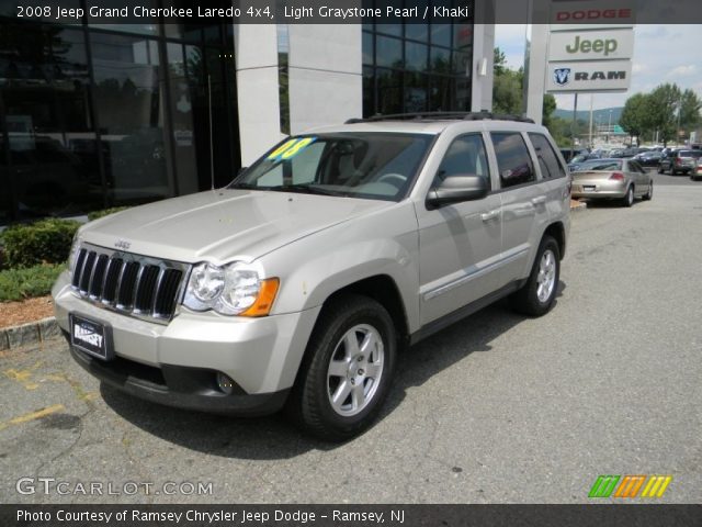 2008 Jeep Grand Cherokee Laredo 4x4 in Light Graystone Pearl