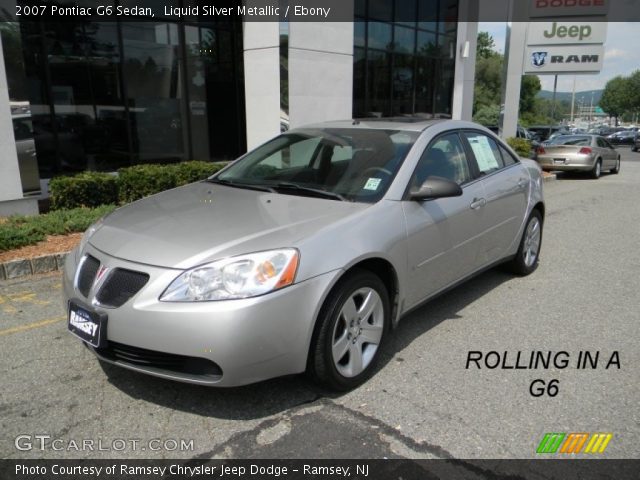 2007 Pontiac G6 Sedan in Liquid Silver Metallic