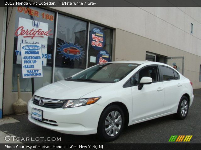 2012 Honda Civic LX Sedan in Taffeta White