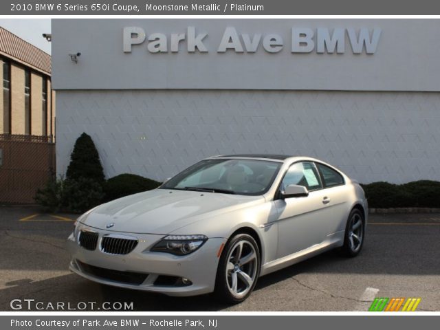 2010 BMW 6 Series 650i Coupe in Moonstone Metallic