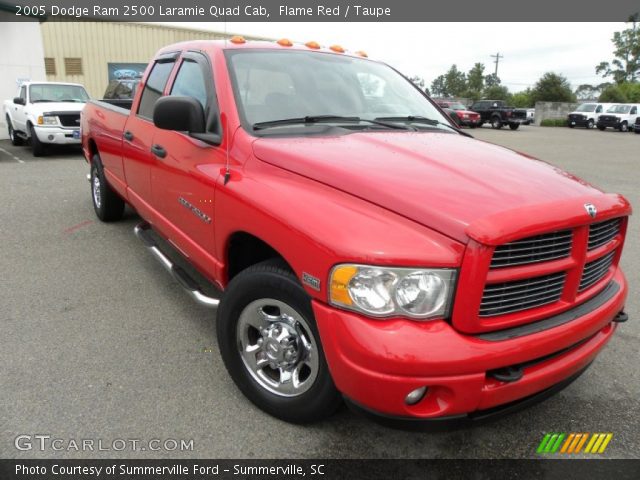 2005 Dodge Ram 2500 Laramie Quad Cab in Flame Red