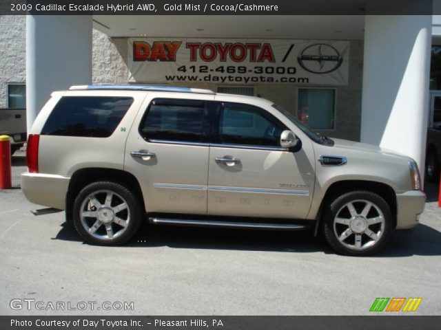 2009 Cadillac Escalade Hybrid AWD in Gold Mist