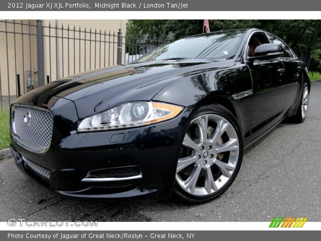 2012 Jaguar XJ XJL Portfolio in Midnight Black