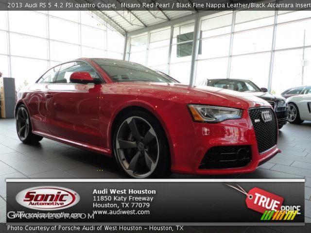 2013 Audi RS 5 4.2 FSI quattro Coupe in Misano Red Pearl