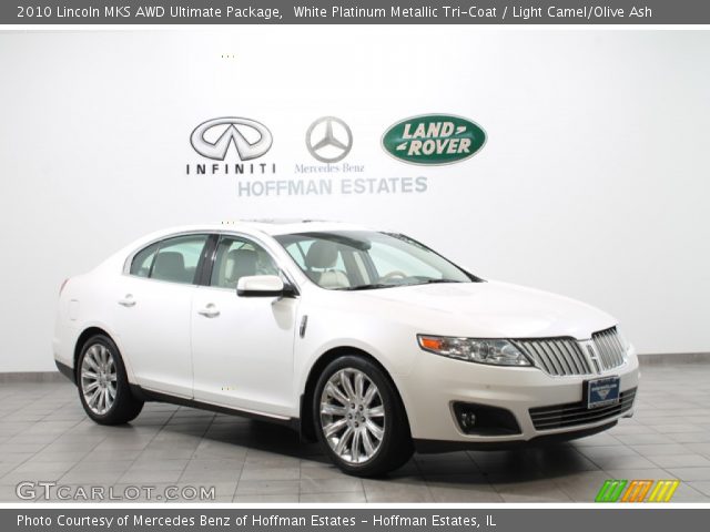 2010 Lincoln MKS AWD Ultimate Package in White Platinum Metallic Tri-Coat